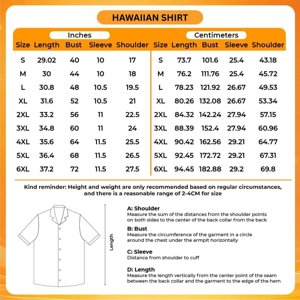 3D Hawaiian Shirt Size Chart 1024x1024 1 - Flim Flam Shop